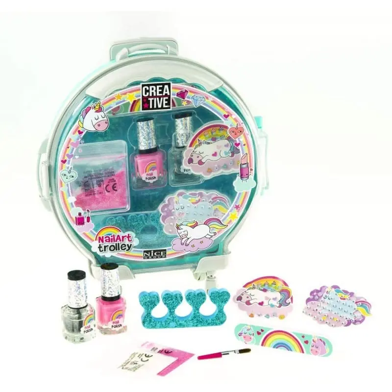 Nice Trousse per Bambine con Trolley Unicorno