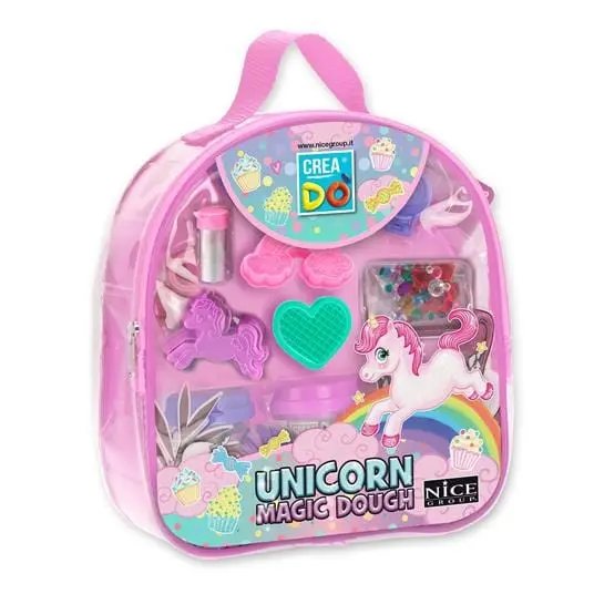 Nice- Zainetto con Pasta Modellabile e tanti Accessori a tema Unicorno