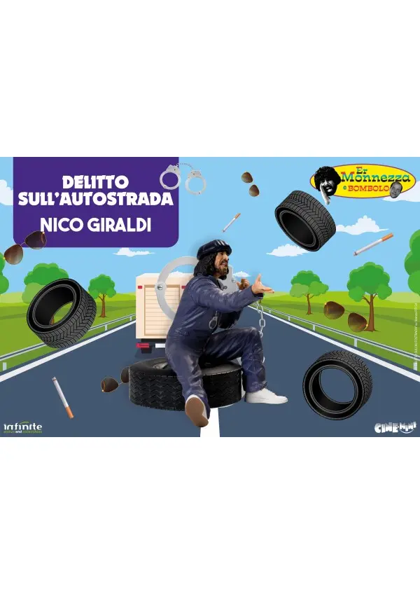 Nico Giraldi Delitto sull'Autostrada Cine-Mini PVC 8 cm