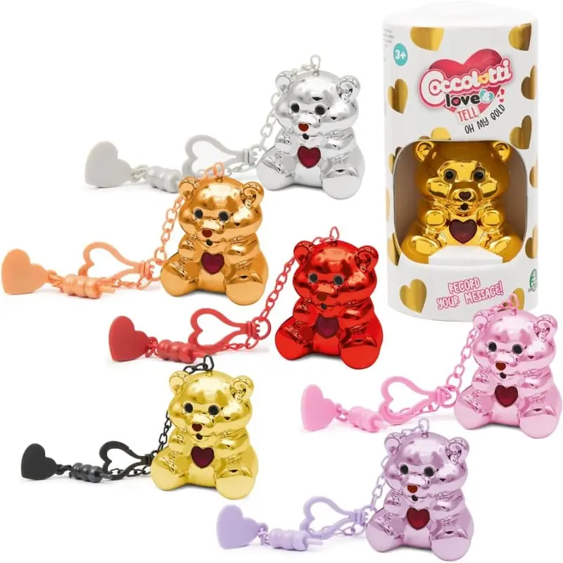 Nuovi Coccolotti Love & Tell Oh My Gold, Orsetti che registrano in Colorazioni Metal