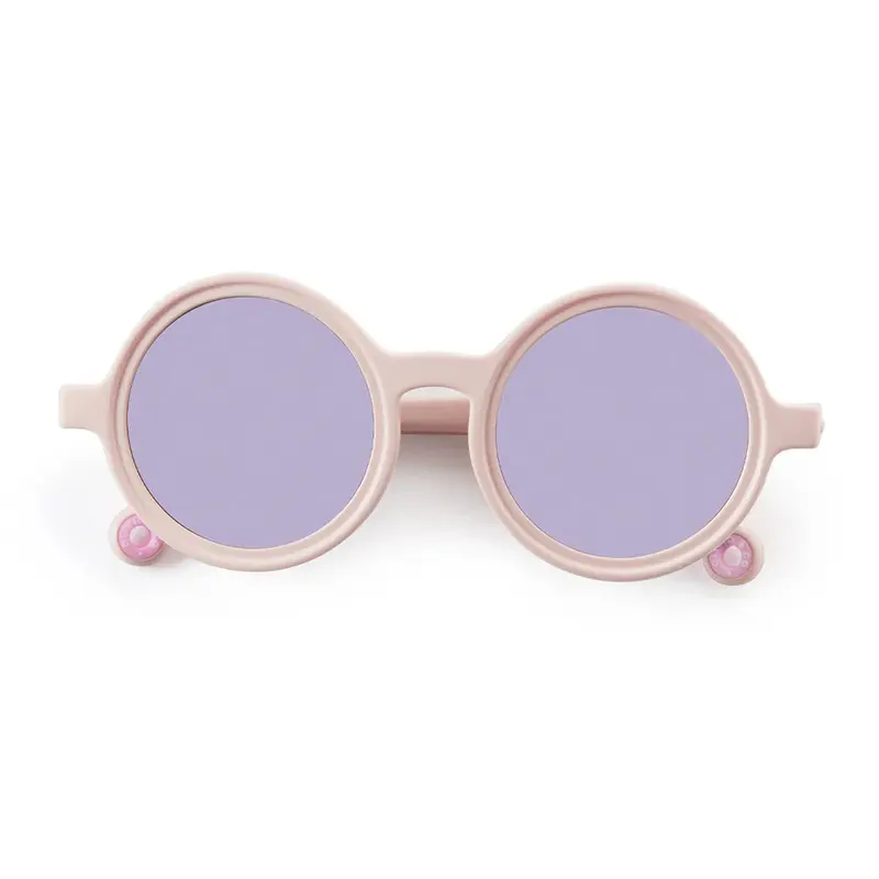 Occhiali da Sole Rotondi Coral Blush | Protezione UV 100% | ES101-E-P
