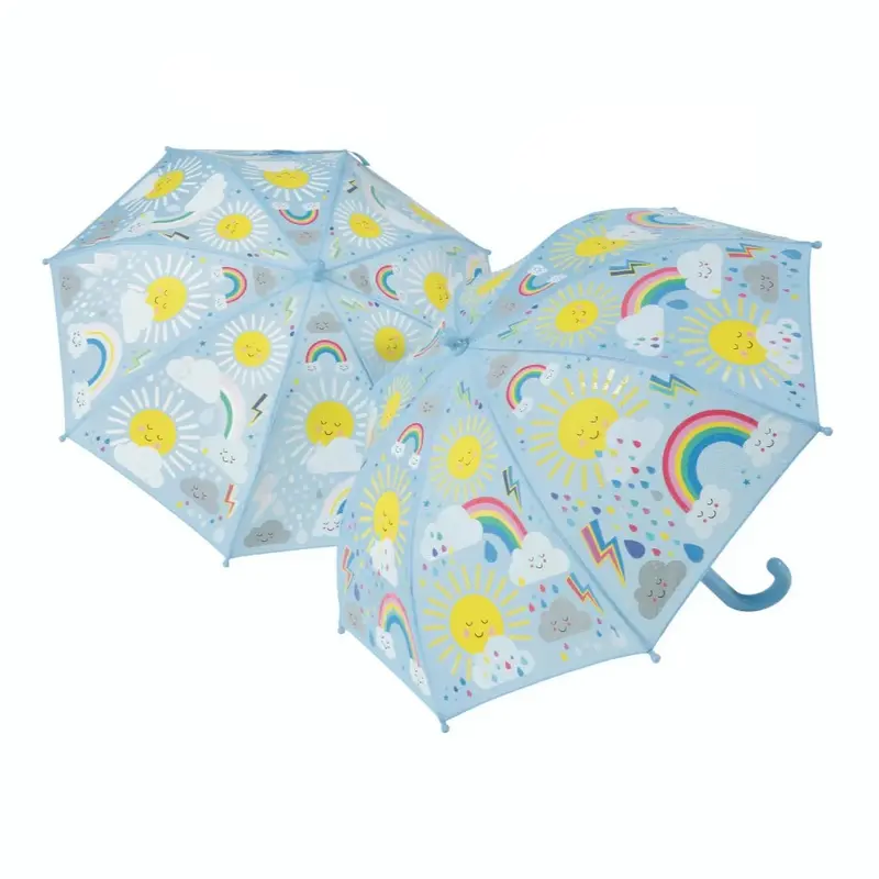 Ombrello Cambia Colore, Sole e Nuvole - Floss & Rock - Art. 6403