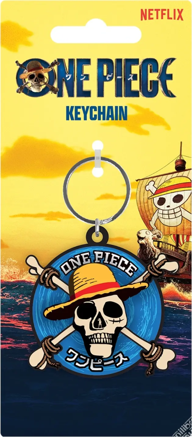 One Piece - Portachiavi Spinner Straw Hat Crew