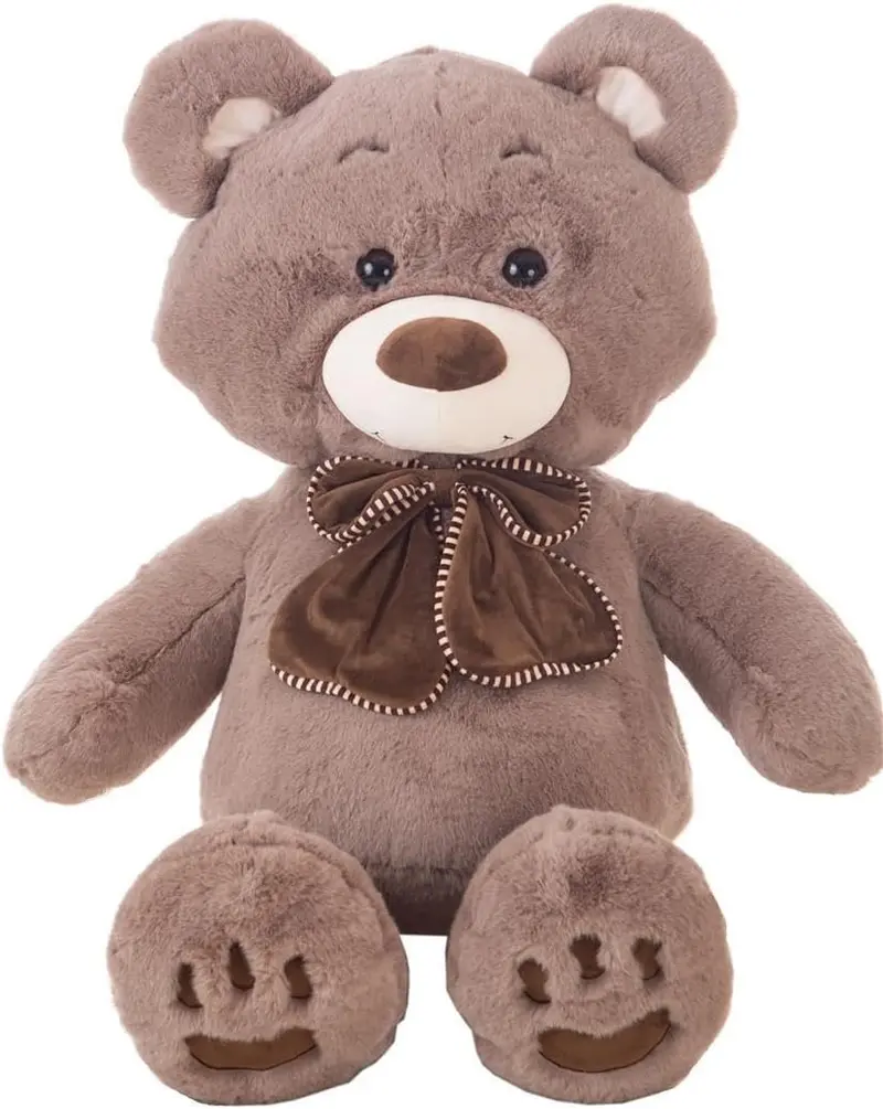 ORSO CARE 120 CM 2 COL. BISONE, MARRONE