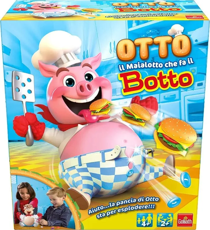 Otto il Maialotto che fa il Botto, Gioco da Tavolo per Bambini Goliath