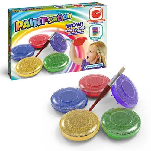 Paint Sation, Set 5 Colori Pod per Bambini