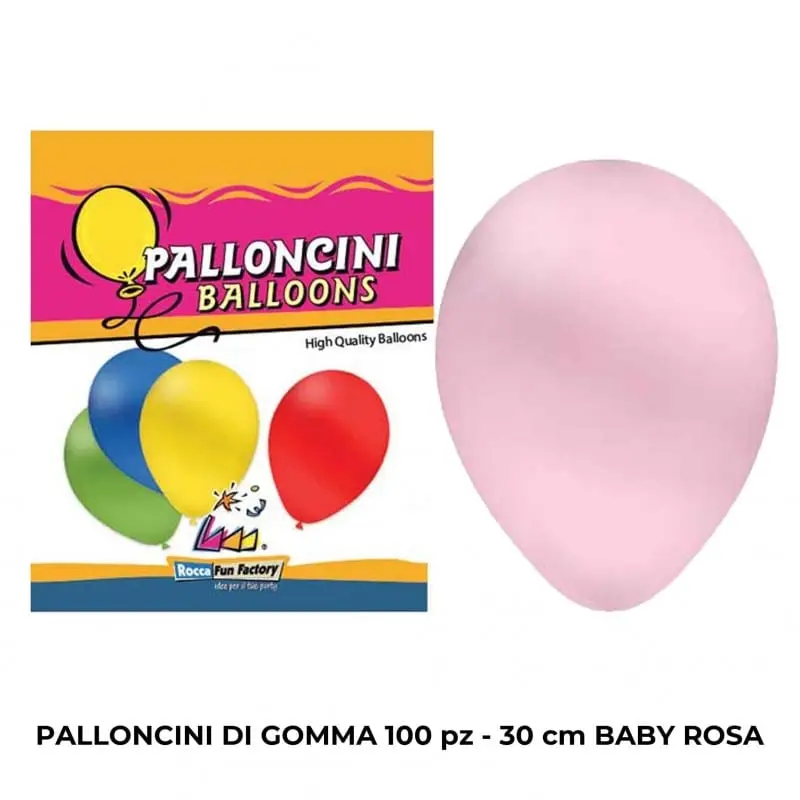 Palloncini di Gomma Bianco 100pz 30cm - Balloons