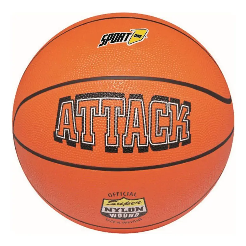Pallone da Basket Attack Sport One Misura 7 in Gomma