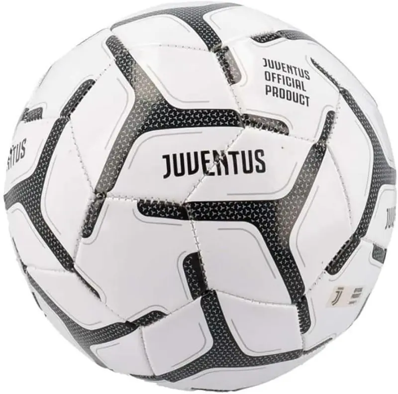 Pallone Da Calcio Cucito F.C. Juventus, Nero E Bianco