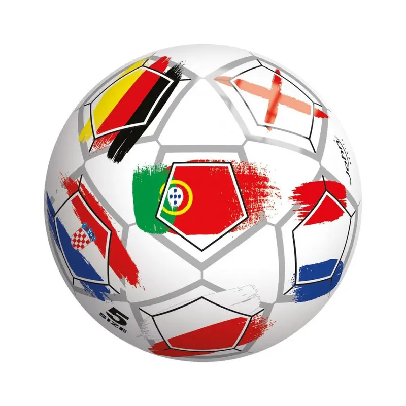 Pallone da Calcio ODS JS Flags Pallone Sportivo Resistente per Bambini e Adulti