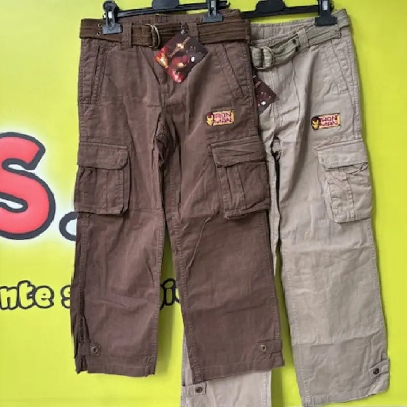 Pantalone Cargo per bambini con cintura - Iron Man