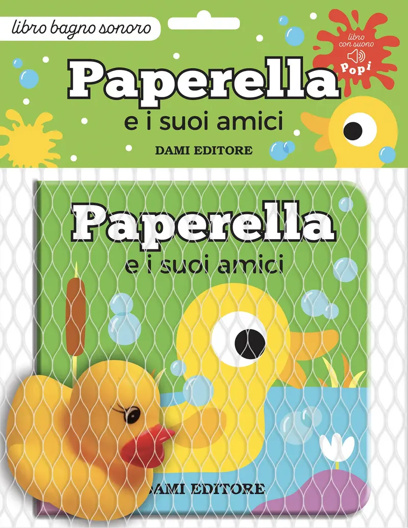Paperella e i Suoi Amici - Libro Bagno con Pupazzo