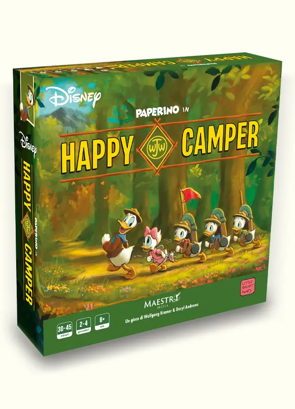 Paperino in Happy Camper