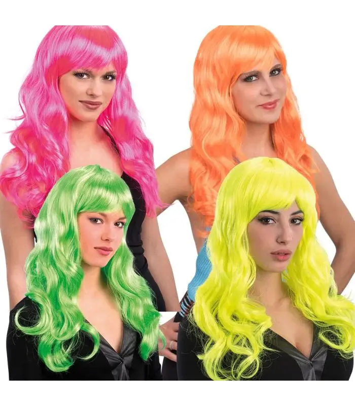 Parrucca Lunga Mossa C/Frangia Carnival Toys
