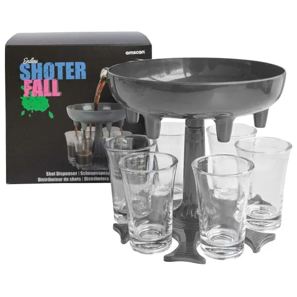 Party Drinking Shot Dispenser, Riempi 6 Bicchierini alla Volta