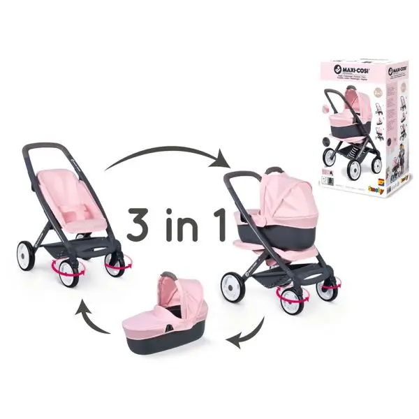 Passeggino Maxi Cosi Combi 3 in 1 rosa - Simba