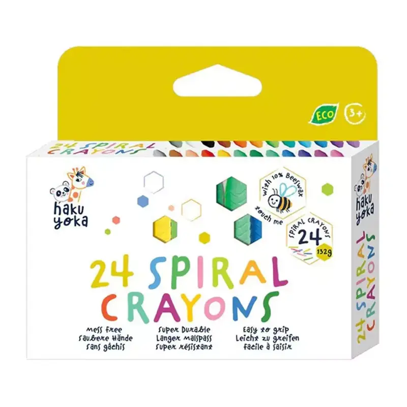 Pastelli a Spirale 24 Pezzi Haku Yoka