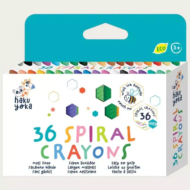Pastelli a Spirale 36 Pezzi Haku Yoka