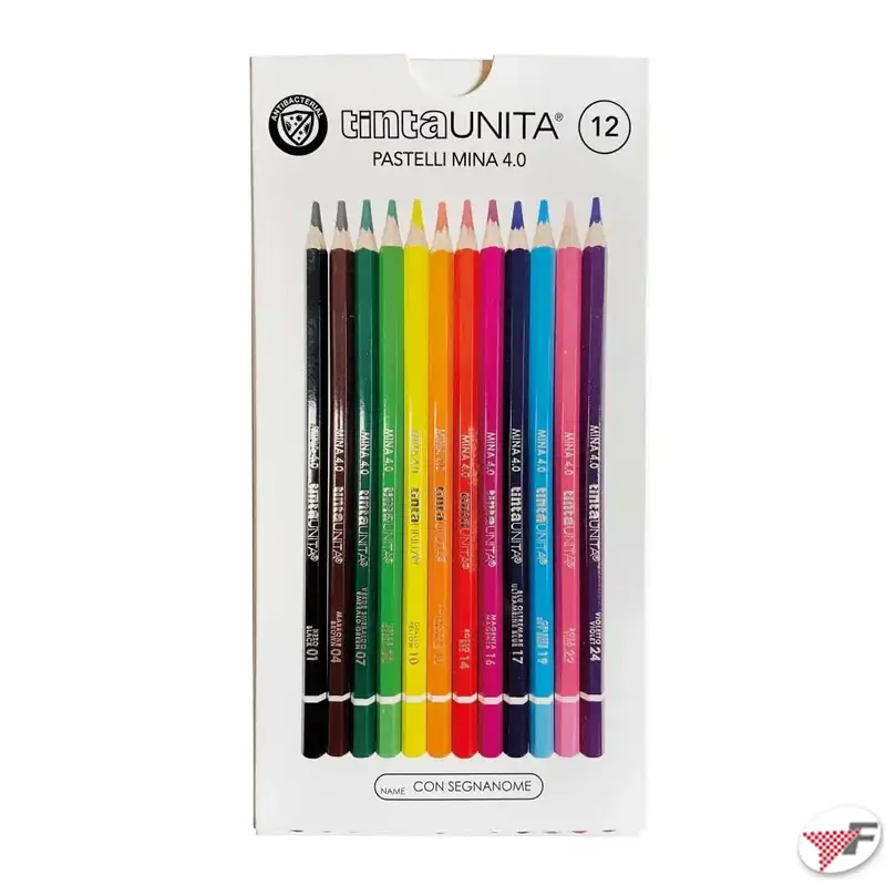 Pastelli Tinta Unita da 12 colori