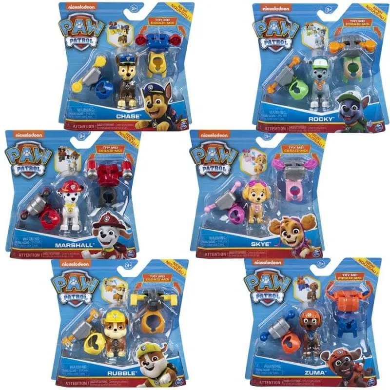 Paw Patrol Personaggi Action con Accessori