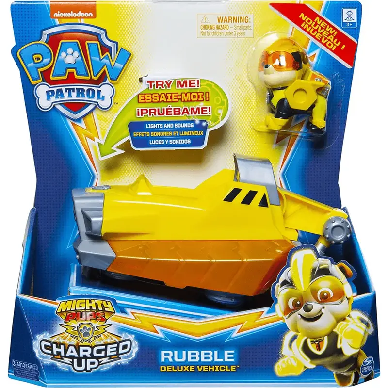 Paw Patrol Rubble veicolo deluxe