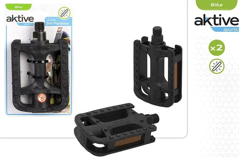 Pedali Bici Universali, set 2 pezzi ideali per MTB