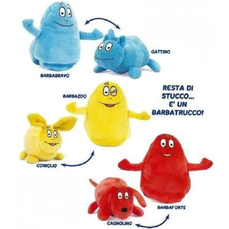Peluche Baby Barbapapa Trasformabile 2 in 1