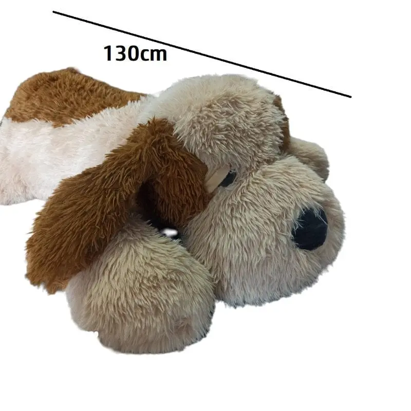 Peluche Cane Steso da 130cm Maxi con Imbottitura Extra - Decar