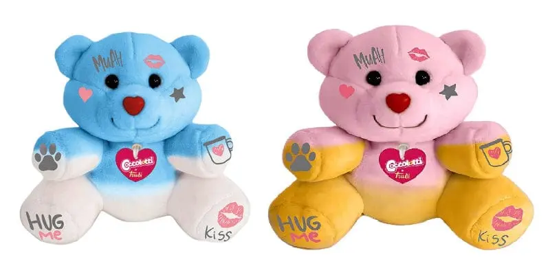 Peluche Coccolotti Love & Tell by Trudi, Orsetto da 15cm che Registra e Riproduce il tuo Messaggio