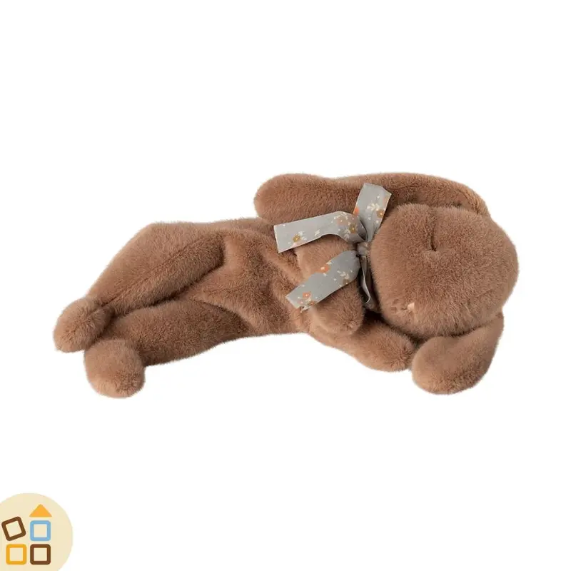 PELUCHE CONIGLIO SLEEPING MARRONE