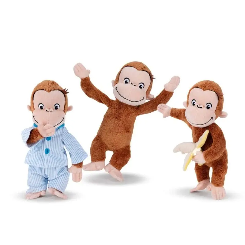 Peluche Curioso come George 30cm, Plush Scimmietta in assortimento