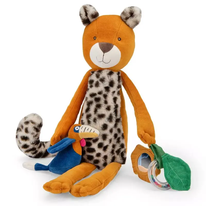 Peluche Grande Leopardo Taigo Attività Moulin Roty