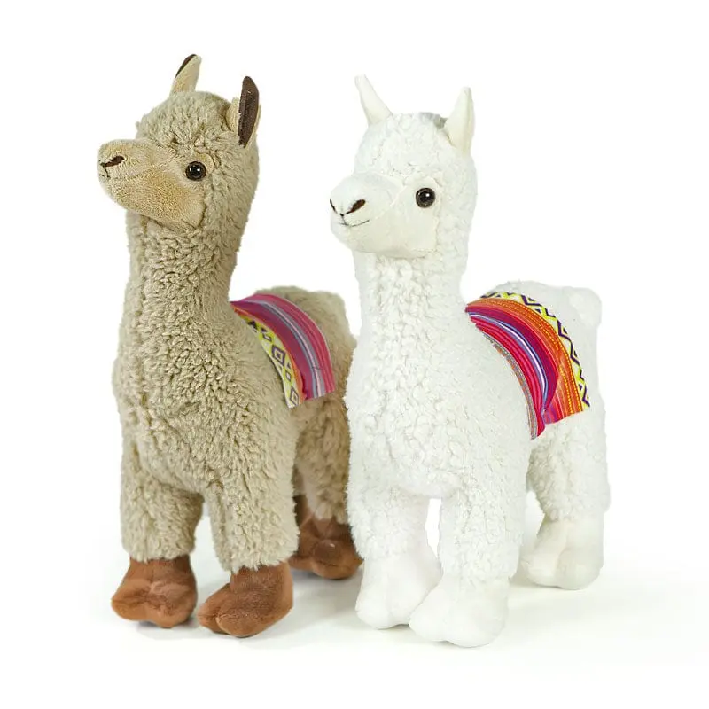 Peluche Lama 35 cm con Sella