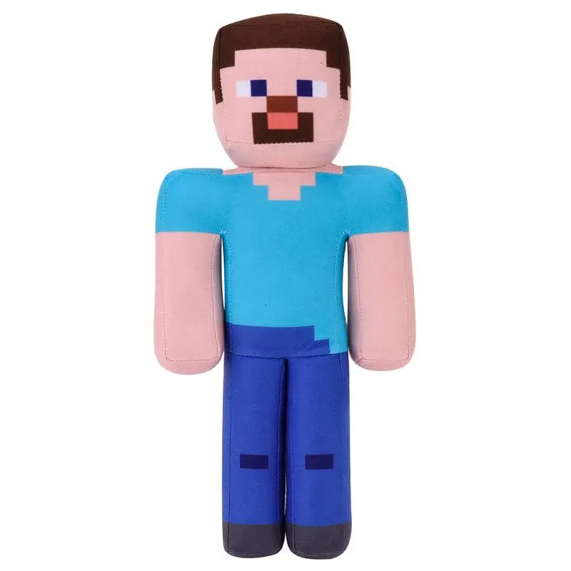 Peluche Minecraft Steve e Alex da 35cm