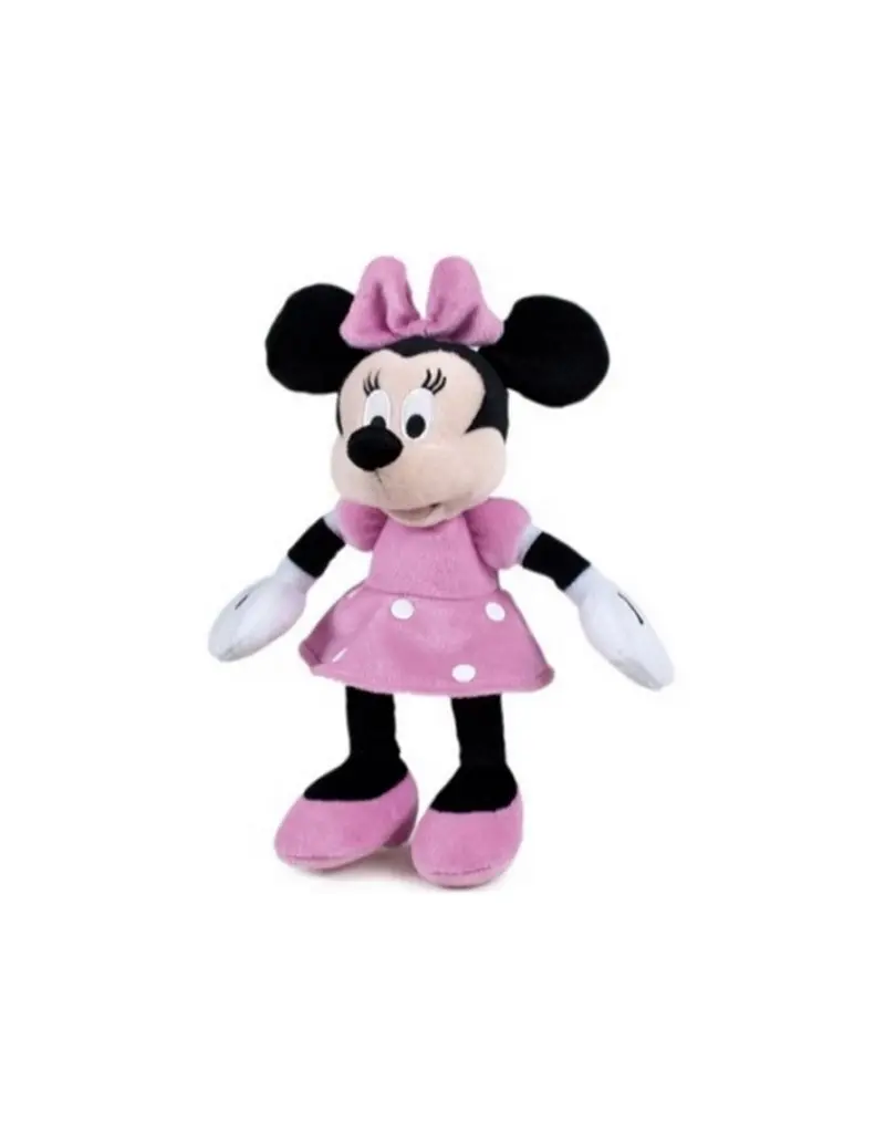 PELUCHE MINNIE 70 CM. DISNEY CLASSIC CON VESTITO ROSA A POIS BIANCHI