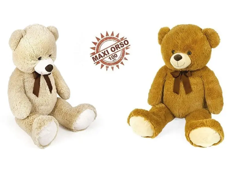Peluche Orso con Fiocco 100cm
