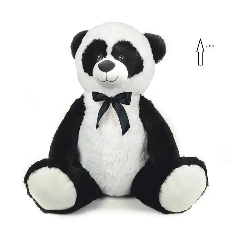 Peluche Panda Seduto 70 cm Imbottitura Extra