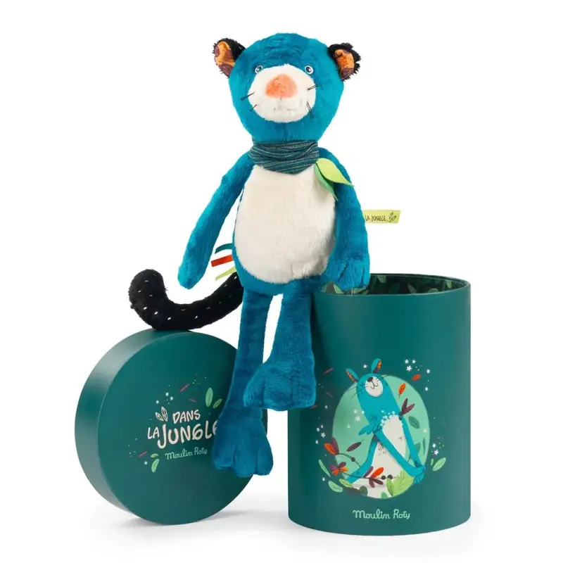 Peluche Pantera Zimba con Scatola Moulin Roty