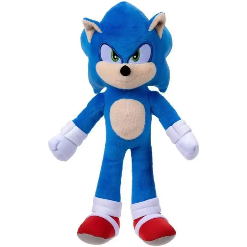 Peluche Sonic 23 cm Jakks Pacific – Sonic 2 Movie Plush Ufficiale