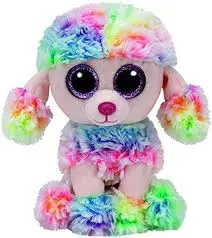 PELUCHE TY BARBONCINO RAINBOW 15CM