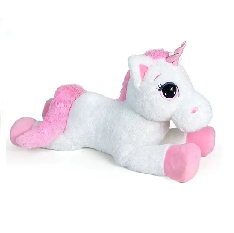 Peluche Unicorno Grande 100cm con Occhi Ricamati