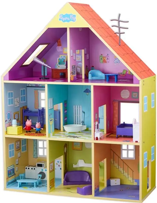 Peppa Pig Casa in Legno Arredata