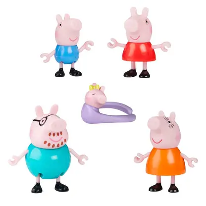 Peppa Pig La Famiglia al Completo - Set 5 Personaggi