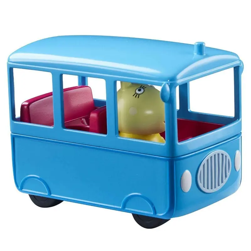 Peppa Pig Veicolo con Personaggio, Scuola Bus