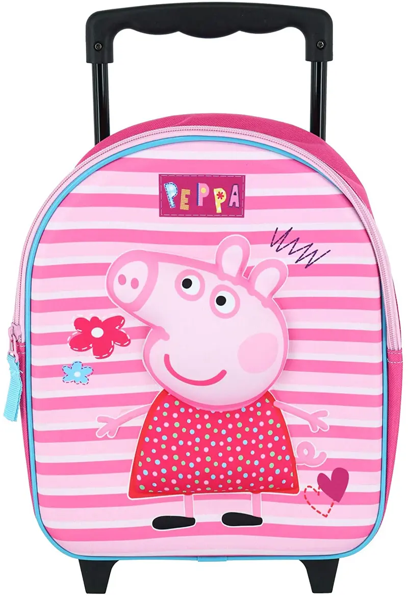 Peppa Pig  Zaino Trolley Asilo con stampa 3D