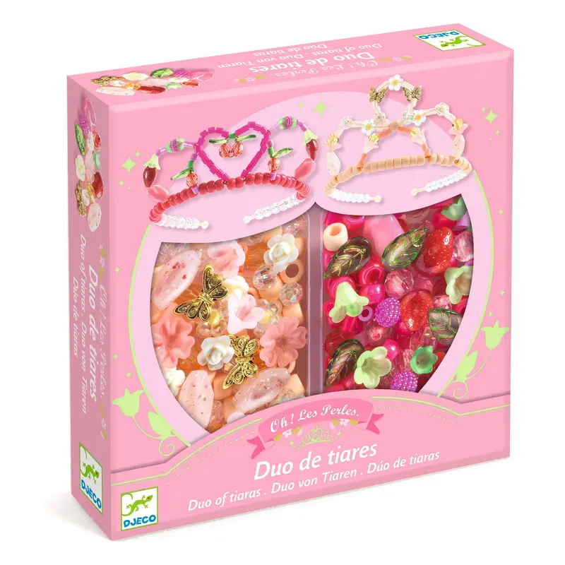 Perline Duo Corone - Rosa