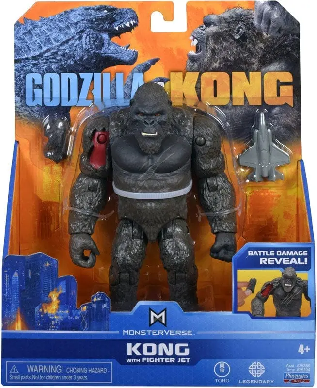 Personaggi Godzilla VS Kong - Kong con Aereo da Combattimento