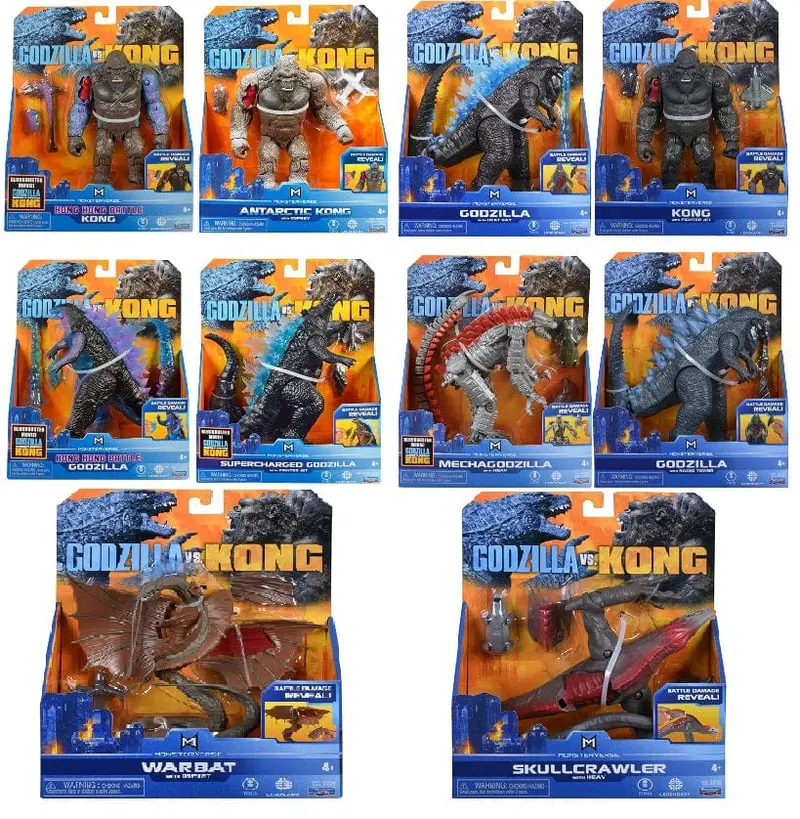 Personaggi Godzilla VS Kong, tutti i personaggi giocattolo del Film