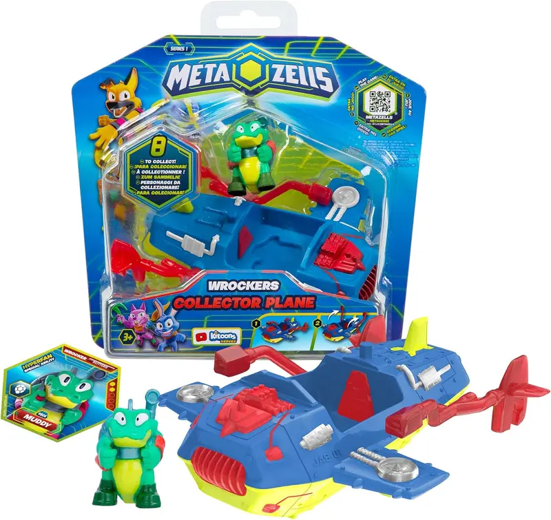 Personaggio Metazells Muddy Con Veicolo IMC