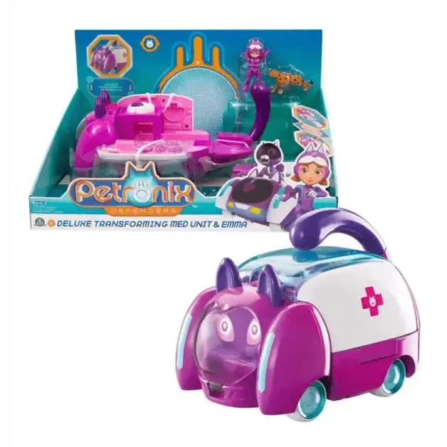 Petronix Defenders Deluxe Unit veicolo trasformabile ed Emma